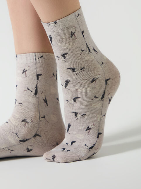 Носки из пряжи со льном «Аист» - купить в интернет-магазине Conte