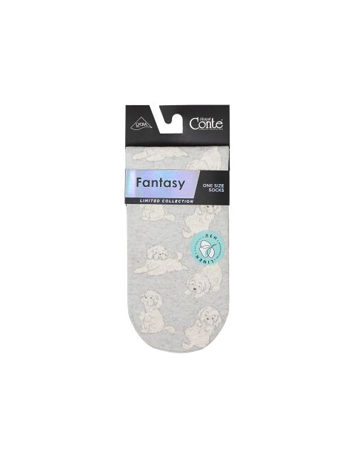 Носки со льном из лимитированной коллекции BEST FRIENDS «Мальтипу» - купить в интернет-магазине Conte