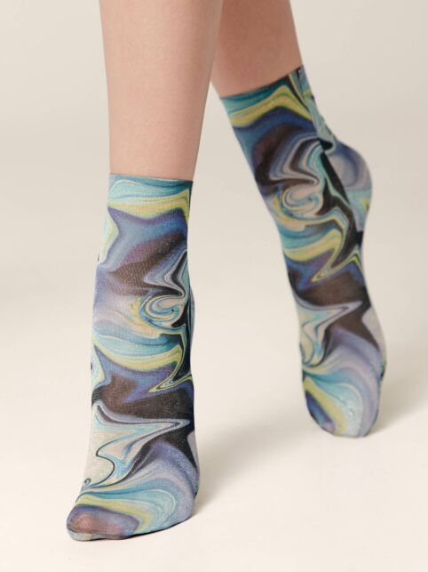 Сияющие носки с рисунком «Deepness» - купить в интернет-магазине Conte