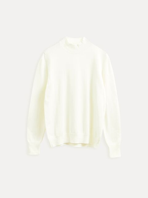 Джемпер из хлопка и модала с разрезами на манжетах LDK 24106 - купить в интернет-магазине Conte