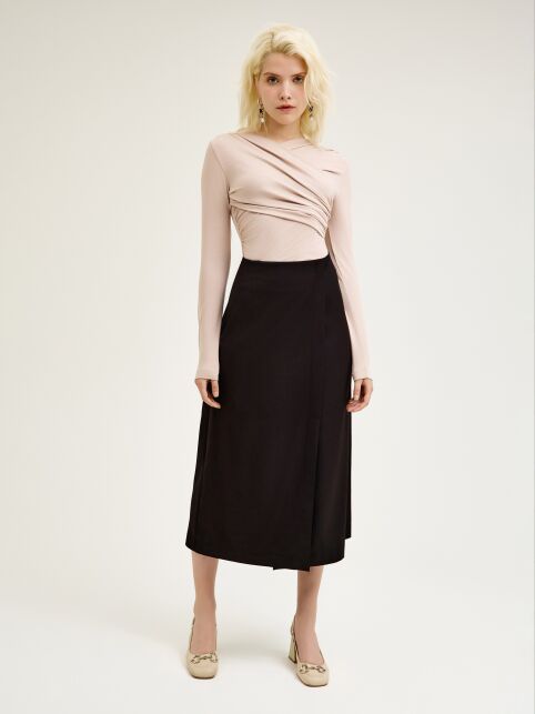 Джемпер на запах из вискозы LD 3298 - купить в интернет-магазине Conte