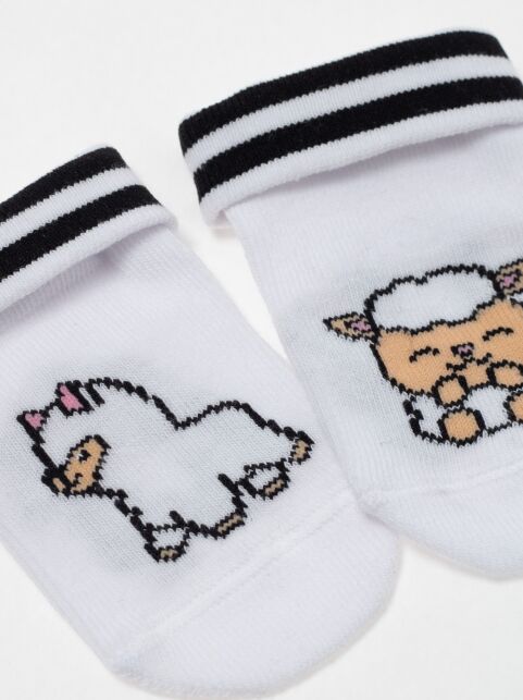 Хлопковые носки с рисунками «Lama» - купить в интернет-магазине Conte