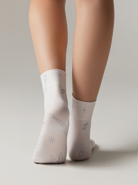 Плотные носки с рисунком «Forever» - купить в интернет-магазине Conte