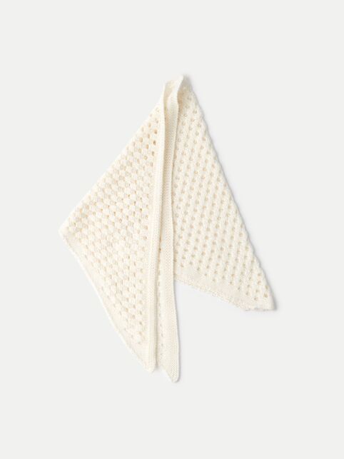 Ажурная косынка из пряжи с хлопком LDK25194 Ажурная косынка из пряжи с хлопком LDK25194 - купить в интернет-магазине Conte