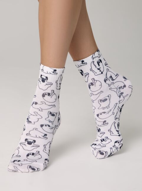Укороченные носки с хлопком «Pug» - купить в интернет-магазине Conte