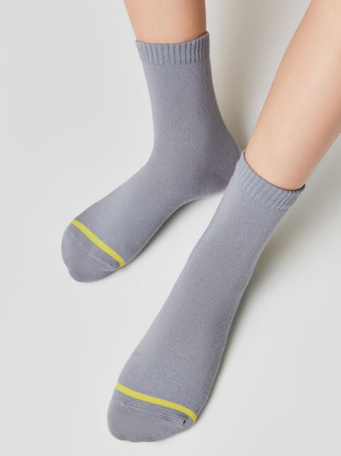 Носки из хлопка с декоративным 3D-пикотом “Smile” - купить в интернет-магазине Conte