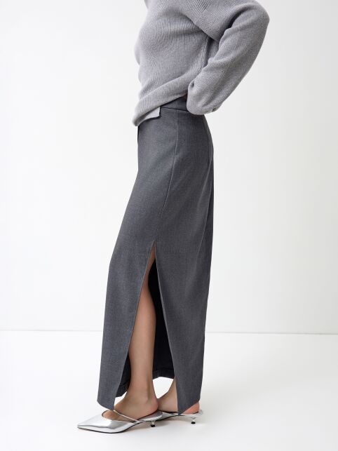 Юбка-midi из костюмной ткани LU 3259 - купить в интернет-магазине Conte