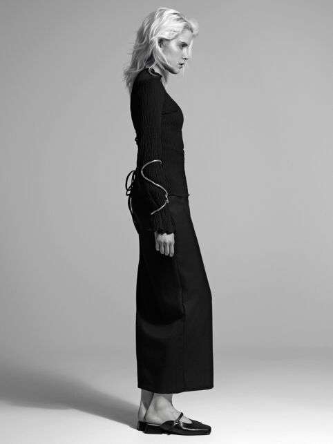 Юбка-midi из костюмной ткани LU 3259 - купить в интернет-магазине Conte