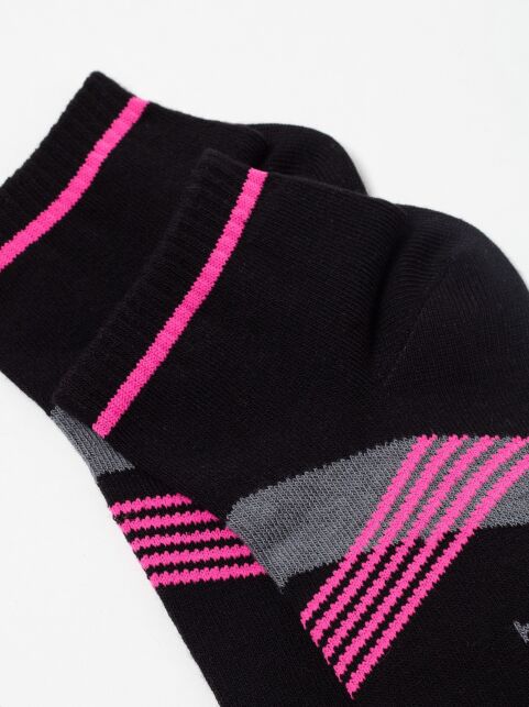 Короткие черные спортивные носки ACTIVE lycra®, модель 956 - купить в интернет-магазине Conte