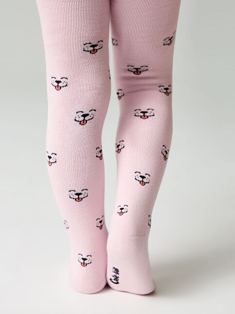 Колготки SOF-TIKI (махровые внутри) с рисунком "собачки" - купить в интернет-магазине Conte