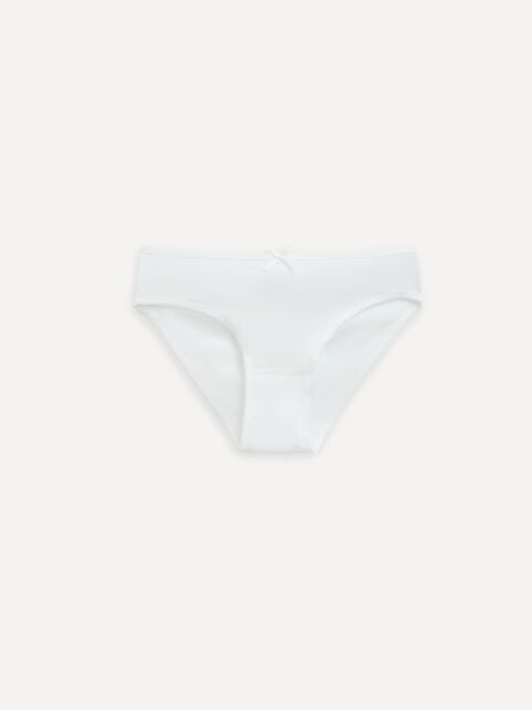 Трусы для девочки из хлопка с декоративным бантиком BASIC COLLECTION - купить в интернет-магазине Conte