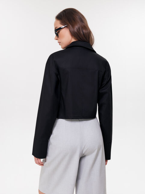 Рубашка на молнии с накладным карманом LRU 3524 - купить в интернет-магазине Conte