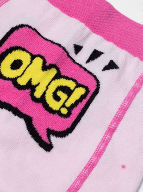 Хлопковые колготки с рисунком «OMG» - купить в интернет-магазине Conte