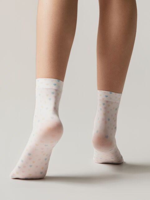 Носки с микрофиброй «Яркие сердечки» - купить в интернет-магазине Conte