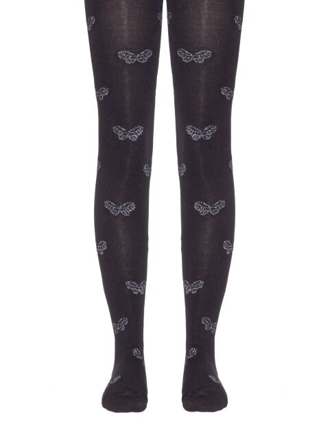 Хлопковые колготки с бабочками из люрекса - купить в интернет-магазине Conte