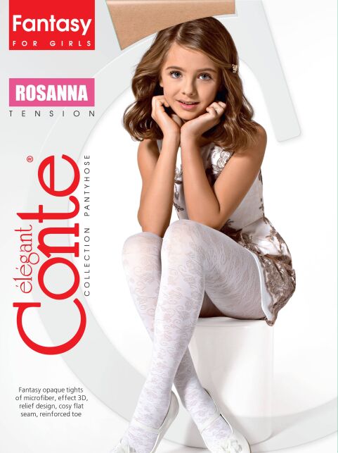 Колготки с цветочными узорами ROSANNA - купить в интернет-магазине Conte