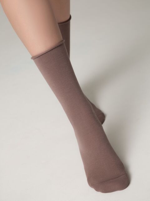 Удлиненные хлопковые носки без резинки - купить в интернет-магазине Conte
