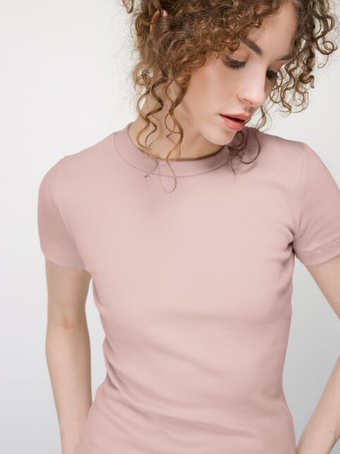 Футболка из хлопка в рубчик BASIC COLLECTION - купить в интернет-магазине Conte