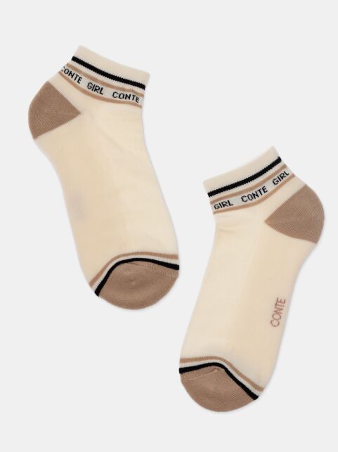 Короткие носки из хлопка с махровой стопой "Conte girl" - купить в интернет-магазине Conte