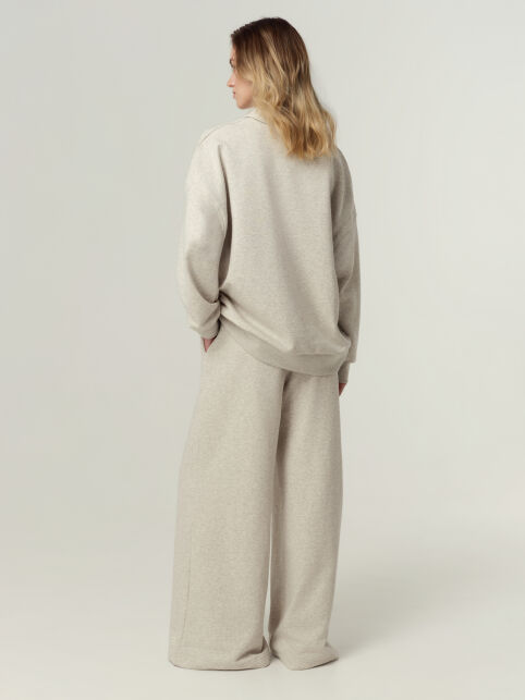 Объёмный джемпер-поло из футера LD 3376 - купить в интернет-магазине Conte