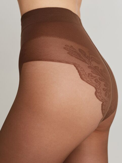 Колготки женские с имитацией ажурных трусиков BIKINI 20 Lycra® - купить в интернет-магазине Conte