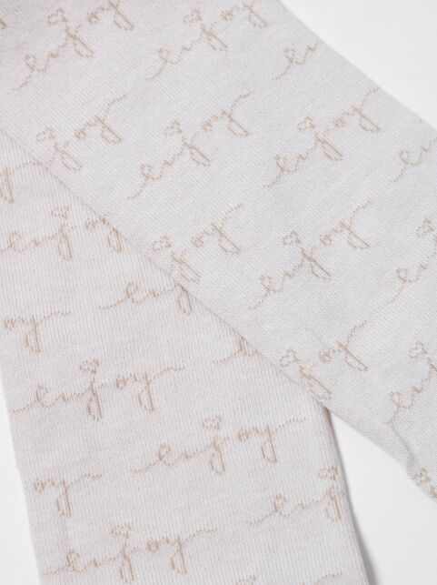 Колготки из хлопка с надписями «Enjoy» - купить в интернет-магазине Conte