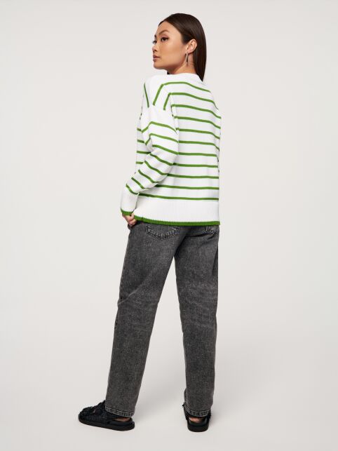 Джинсы mom из денима оксидной варки CON-590 - купить в интернет-магазине Conte