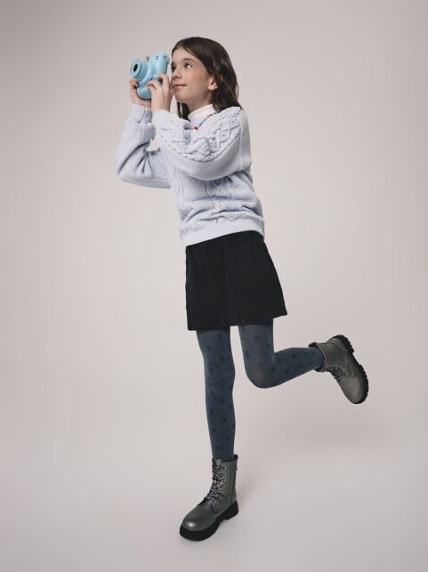 Хлопковые колготки с отсылкой к логотипу бренда - купить в интернет-магазине Conte