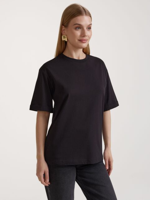 Футболка их хлопка прямого кроя LD 3207 - купить в интернет-магазине Conte