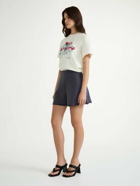 Футболка из хлопка с рисунком «Girls bite back» LD 3029 - купить в интернет-магазине Conte