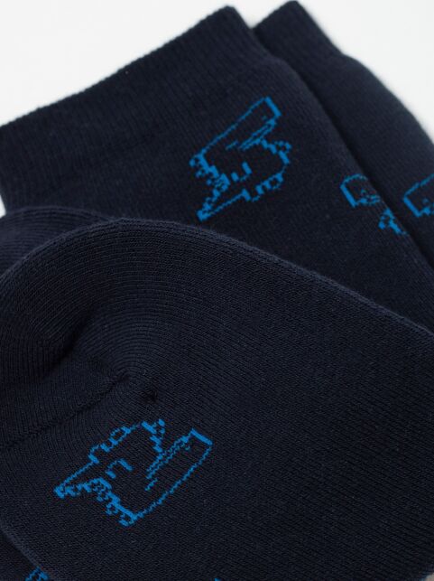 Махровые темно-синие носки SOF-TIKI с рисунком «Динозавры» - купить в интернет-магазине Conte