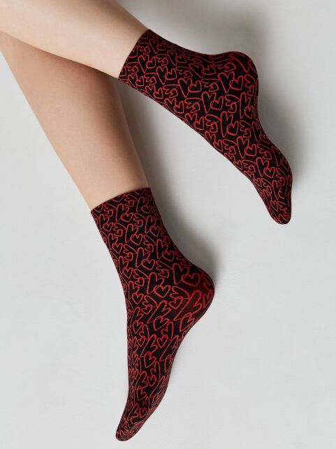 Плотные носки с рисунками «Love» - купить в интернет-магазине Conte