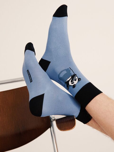 Хлопковые носки с рисунком «Mini panda» Хлопковые носки с рисунком «Mini panda» - купить в интернет-магазине Conte