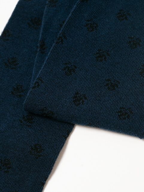 Хлопковые колготки с рисунком «цветы» - купить в интернет-магазине Conte