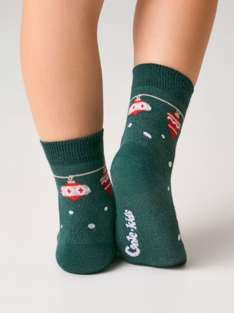 Носки с рисунком «Снежный ангел» зимняя коллекция - купить в интернет-магазине Conte