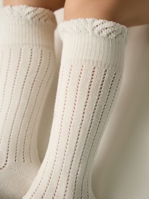 Гольфы с воздушными рюшами и хлопком MISS - купить в интернет-магазине Conte