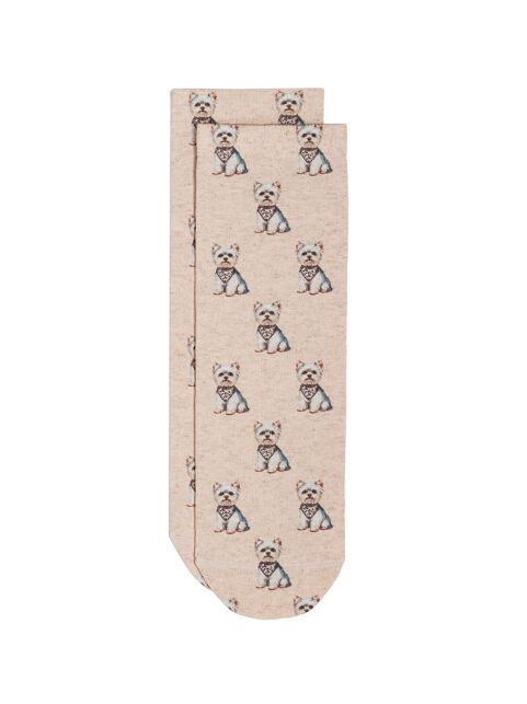 Носки со льном из лимитированной коллекции BEST FRIENDS «Йоркширский терьер» - купить в интернет-магазине Conte