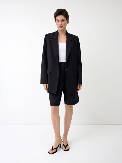 Шорты из костюмной ткани женские LS 3263 - купить в интернет-магазине Conte