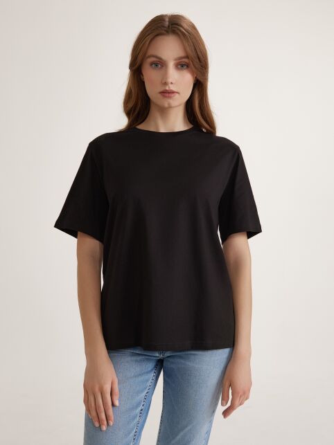 Хлопковая футболка с круглой горловиной BASIC COLLECTION - купить в интернет-магазине Conte