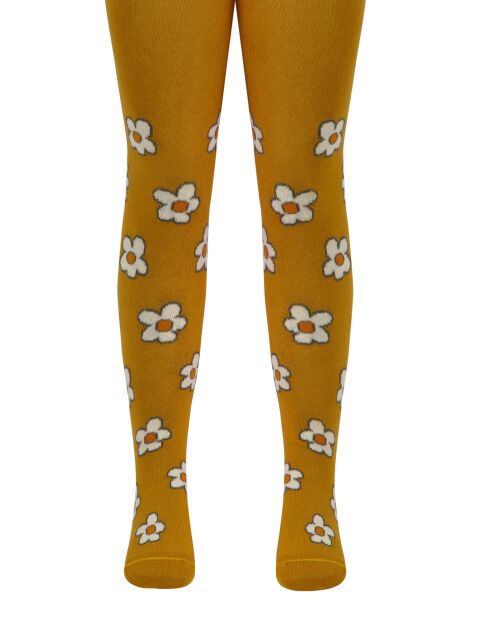 Хлопковые колготки с рисунком "Flowers" - купить в интернет-магазине Conte