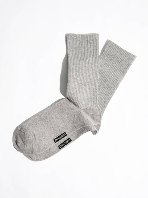 Удлиненные мужские носки из хлопка в рубчик - купить в интернет-магазине Conte