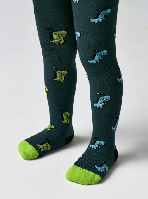 Хлопковые колготки с рисунком «Stay happy» Хлопковые колготки с рисунком «Stay happy» - купить в интернет-магазине Conte