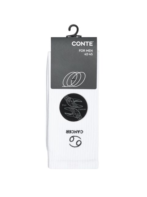 Удлинённые хлопковые носки с вышивкой «Рак» - купить в интернет-магазине Conte