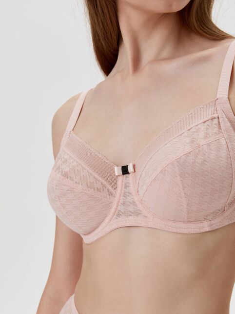 Бюстгальтер с мягкой чашкой в гусиную лапку Body Couture RB6117 - купить в интернет-магазине Conte