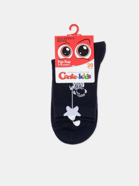 Удлиненные носки в рубчик с декоративным пикотом “Astronaut” - купить в интернет-магазине Conte