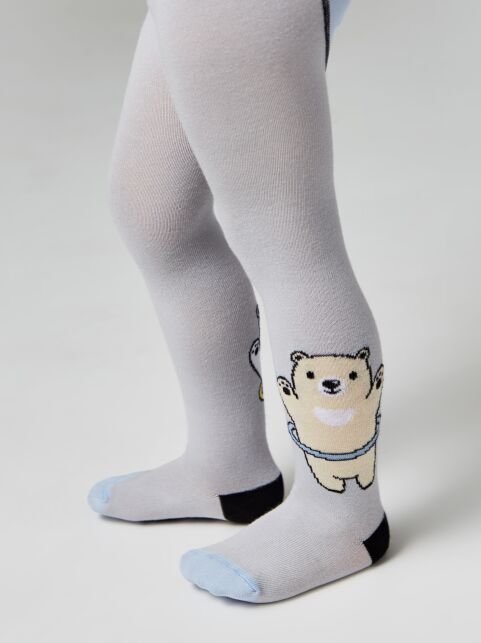 Хлопковые колготки с рисунком «Just have fun» Хлопковые колготки с рисунком «Just have fun» - купить в интернет-магазине Conte