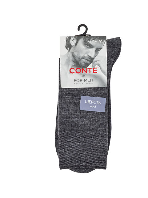 Удлинённые носки с шерстью и анатомической резинкой - купить в интернет-магазине Conte