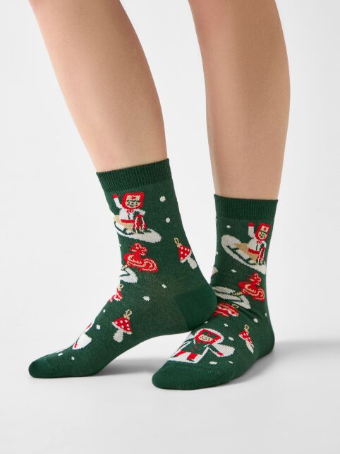 Носки с рисунком «Игрушки» зимняя коллекция - купить в интернет-магазине Conte