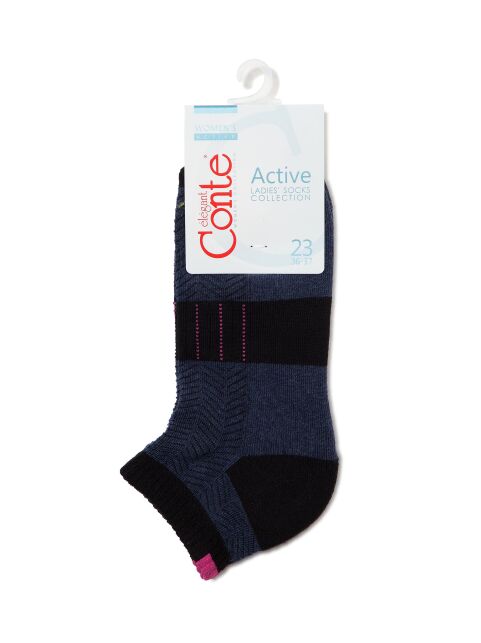 Короткие хлопковые носки ACTIVE с махровой стопой, модель 092 - купить в интернет-магазине Conte