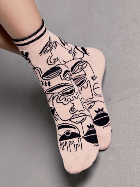 Хлопковые носки с рисунками, модель 562 - купить в интернет-магазине Conte